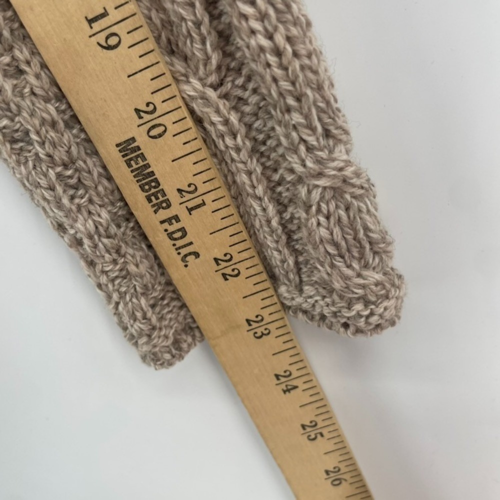 Carraig Donn Cardigan Sz S Ireland Merino Wool Cable Knit Shawl Collar Fisherman - Picture 5 of 10